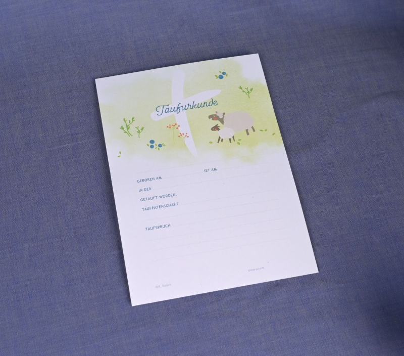 Preview: Urkunde Schaf